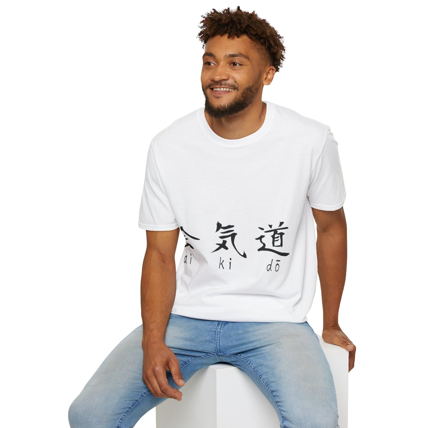 Aikido Kanjis Unisex Softstyle T-Shirt