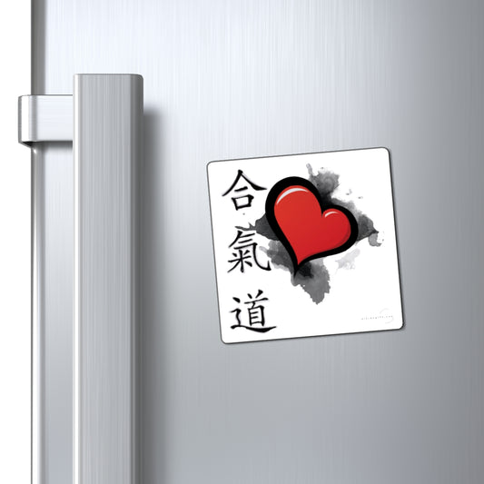 Aikido Heart Magnet