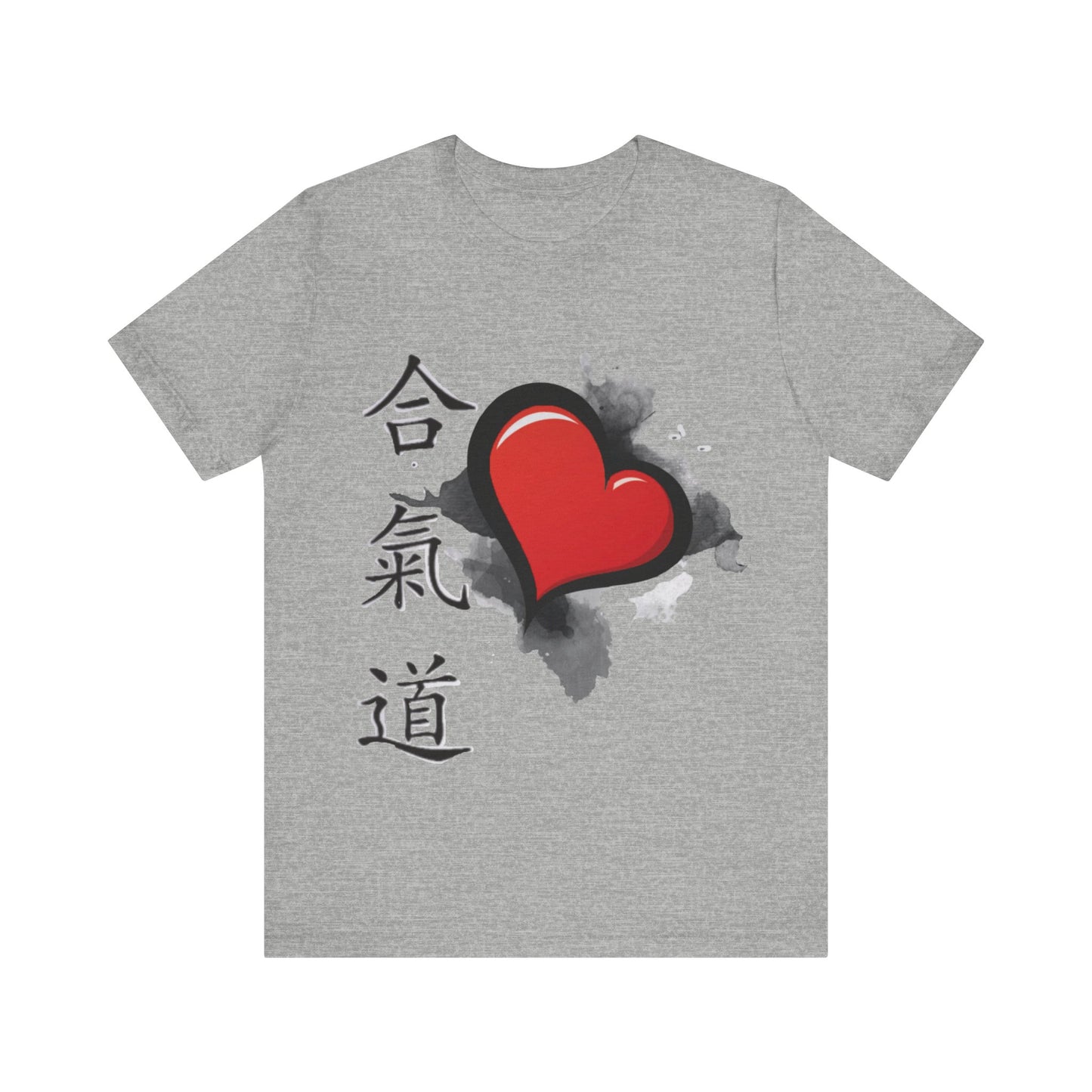 Aikido Heart Unisex Jersey Short Sleeve Tee