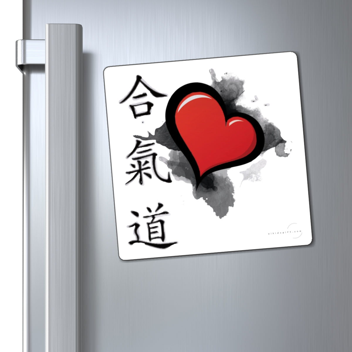 Aikido Heart Magnet