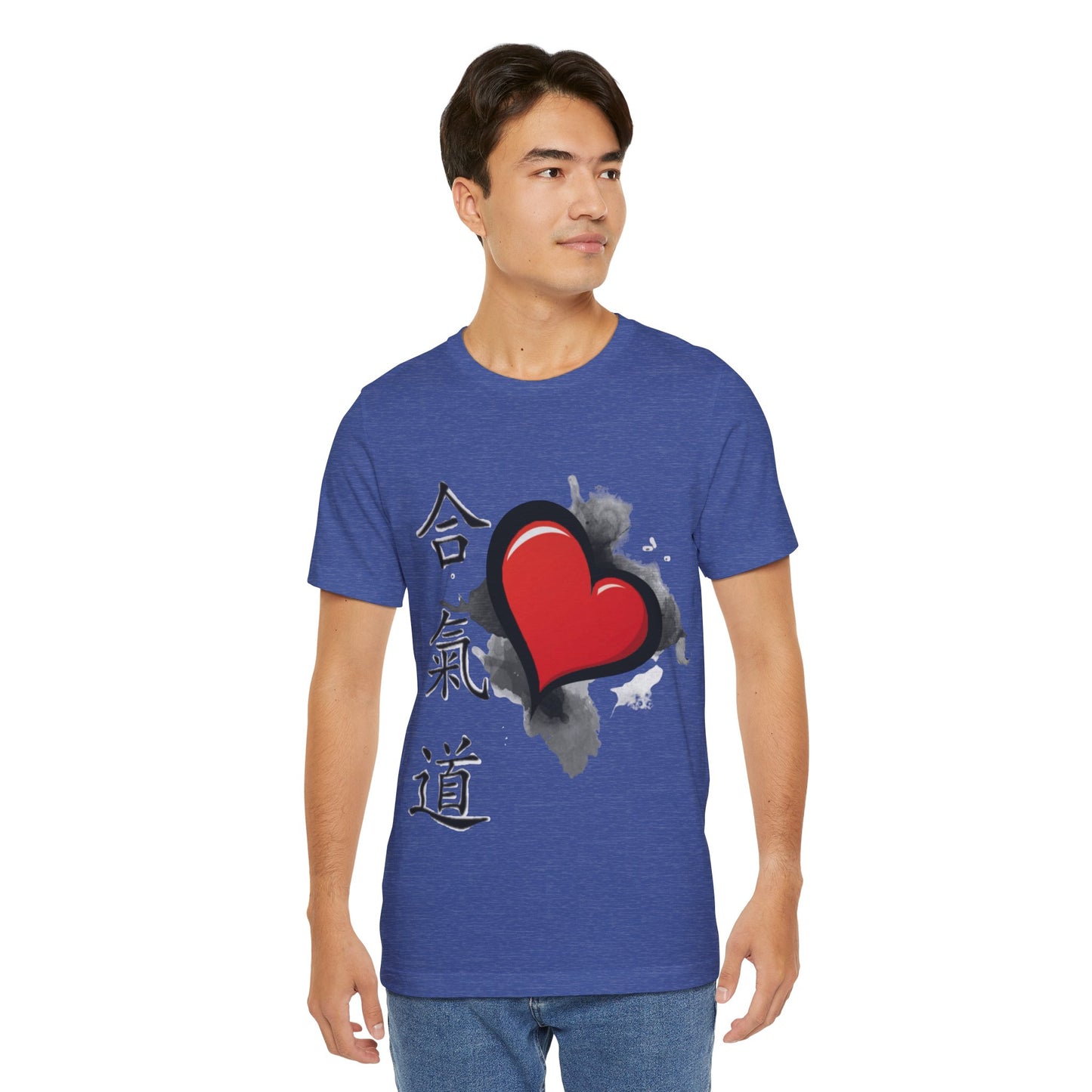 Aikido Heart Unisex Jersey Short Sleeve Tee