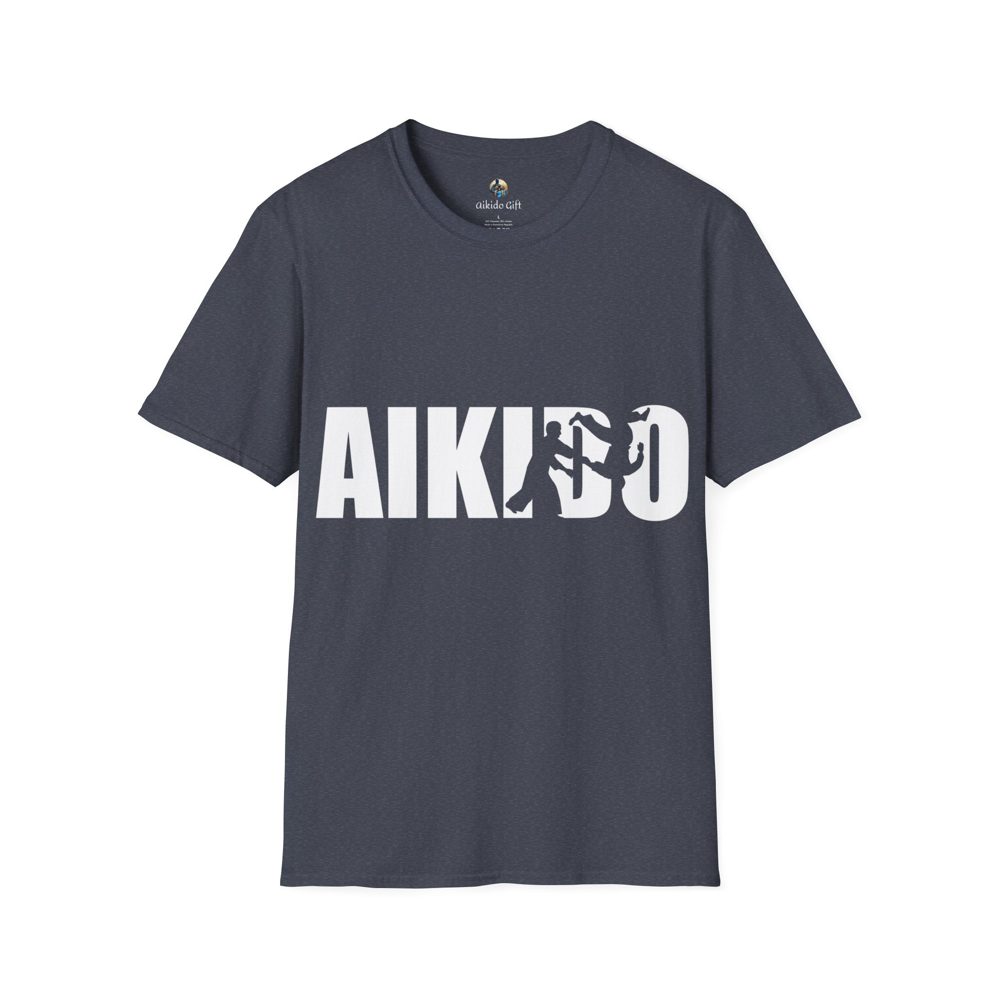 Aikido Throw Insert Unisex Softstyle T Shirt Aikido Gift