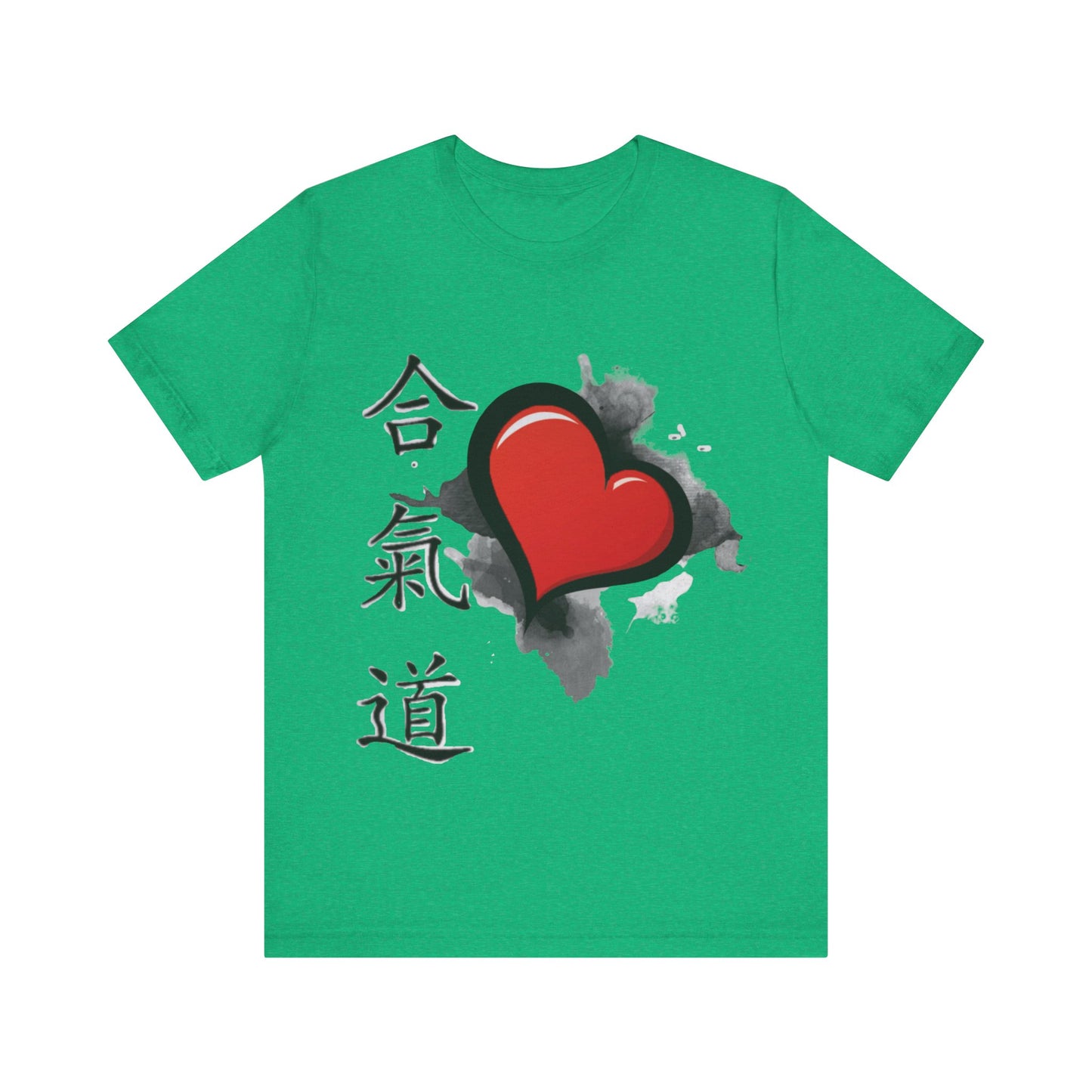 Aikido Heart Unisex Jersey Short Sleeve Tee