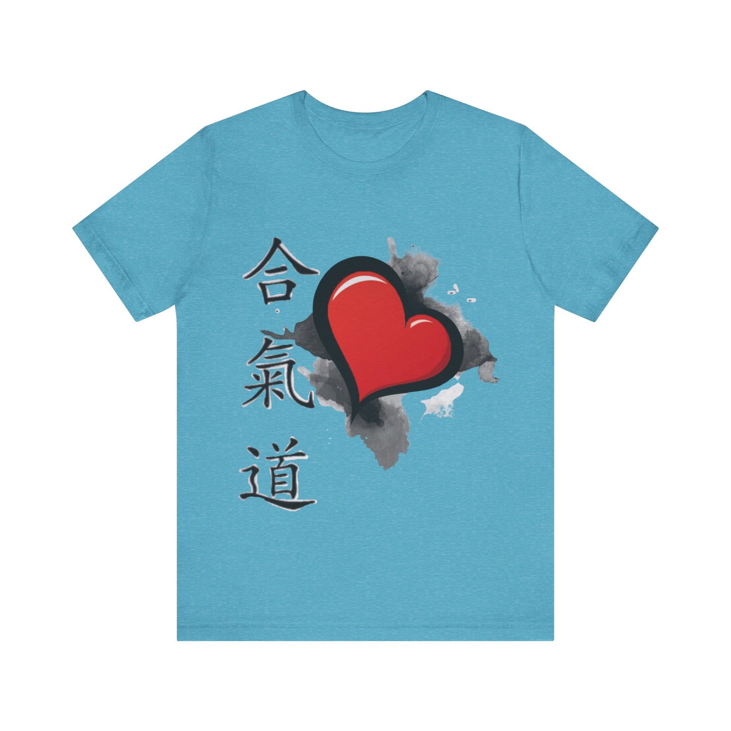 Aikido Heart Unisex Jersey Short Sleeve Tee