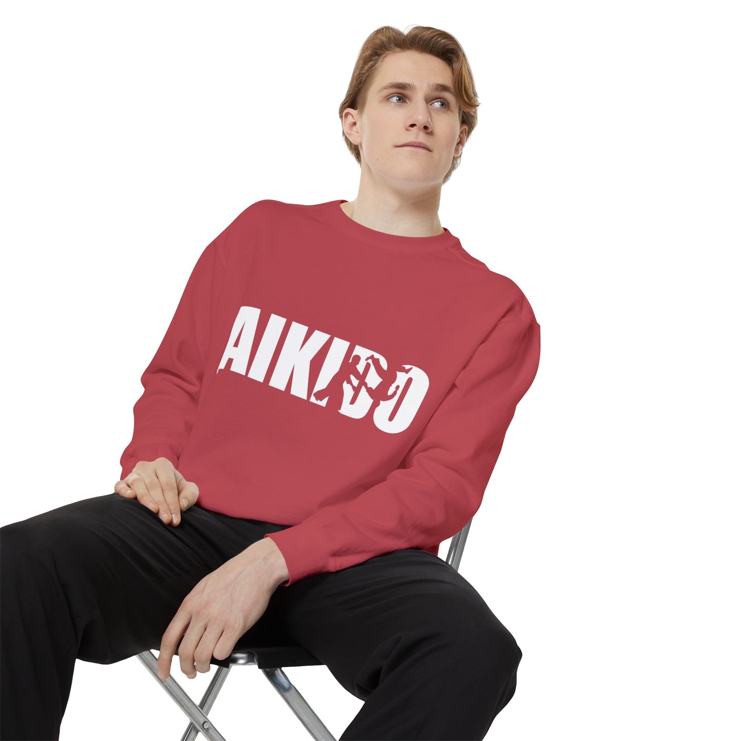 Aikido Throw Insert Unisex Garment-Dyed Sweatshirt