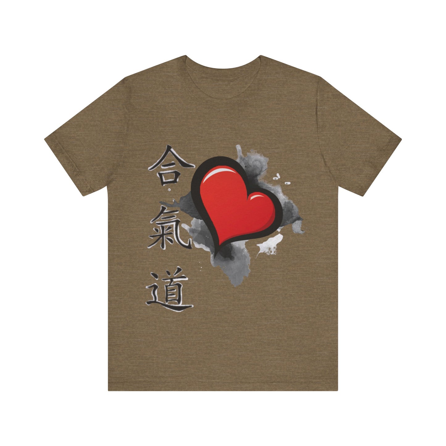 Aikido Heart Unisex Jersey Short Sleeve Tee