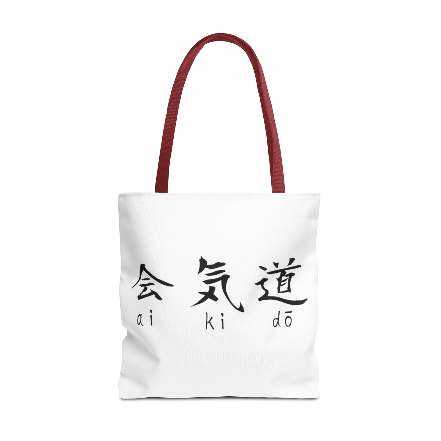 Aikido Kanjis White Tote Bag