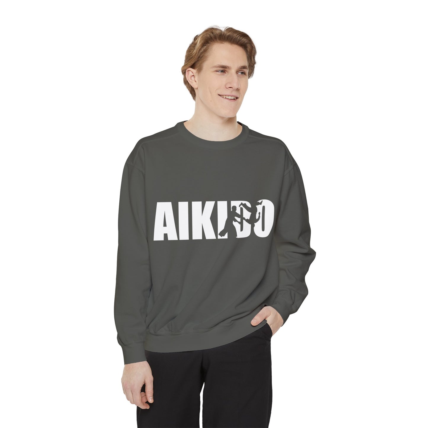 Aikido Throw Insert Unisex Garment-Dyed Sweatshirt