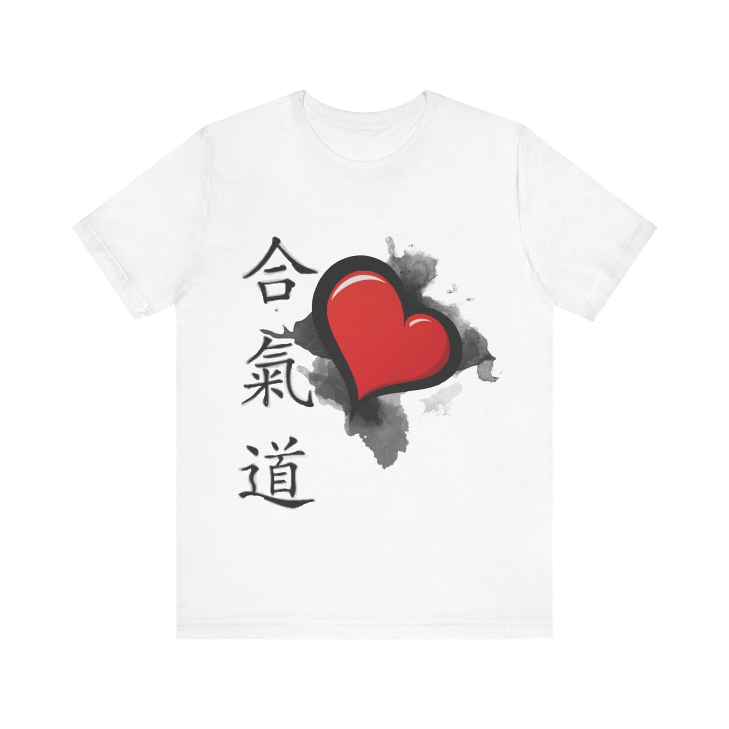 Aikido Heart Unisex Jersey Short Sleeve Tee