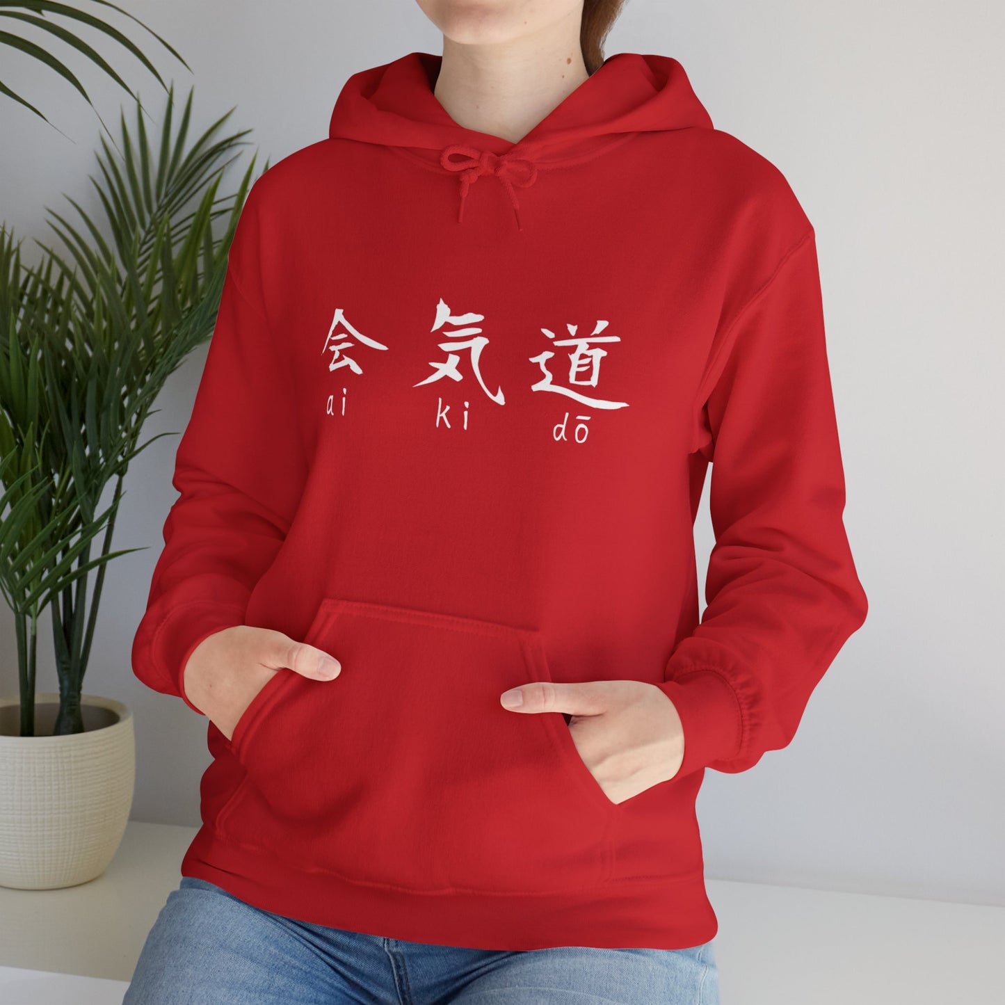 Aikido Kanjis Unisex Heavy Blend™ Hooded Sweatshirt