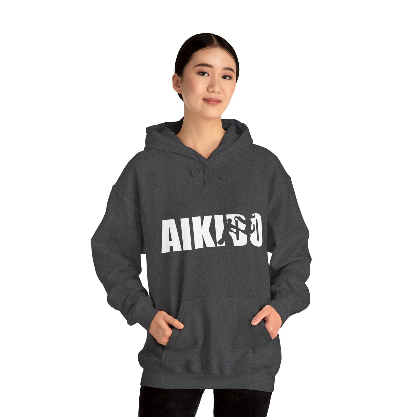 Aikido Throw Insert Unisex Heavy Blend™ Hooded Sweatshirt