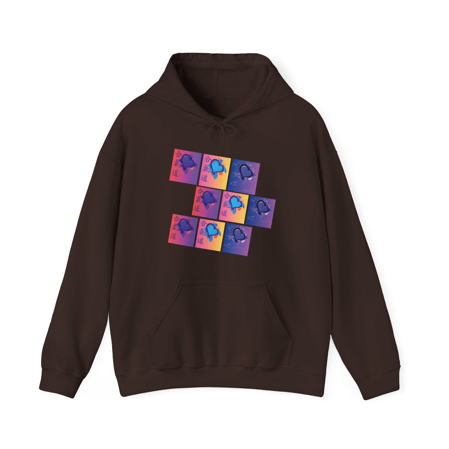 Aikido Hearts Unisex Heavy Blend™ Hooded Sweatshirt