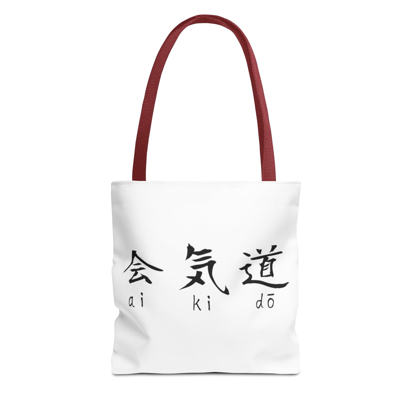 Aikido Kanjis White Tote Bag