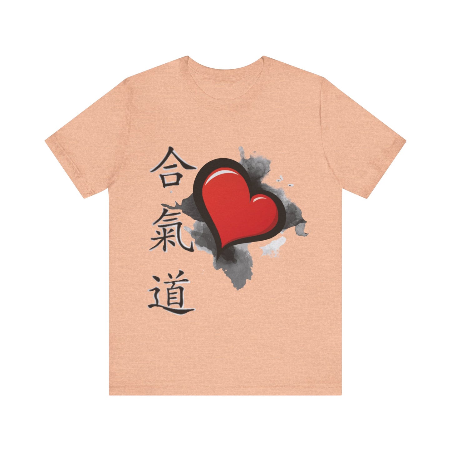 Aikido Heart Unisex Jersey Short Sleeve Tee