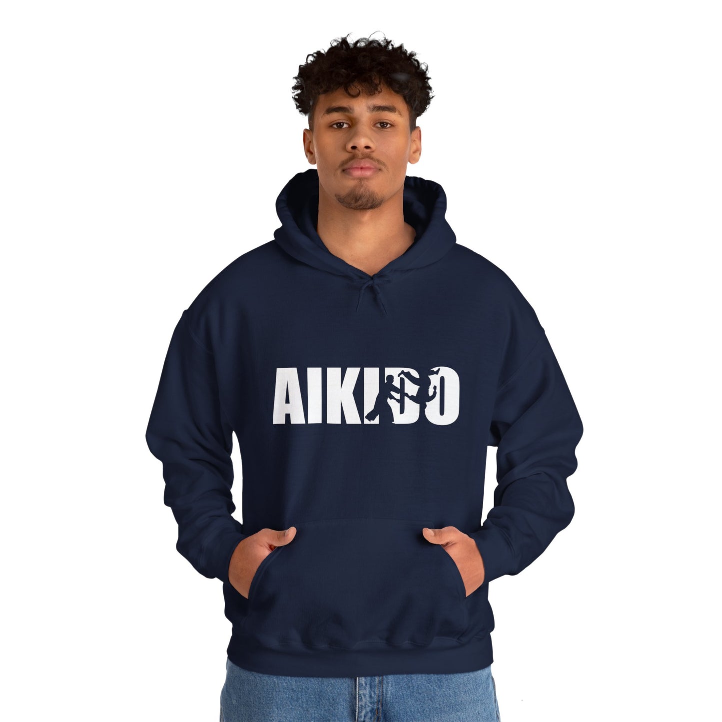 Aikido Throw Insert Unisex Heavy Blend™ Hooded Sweatshirt