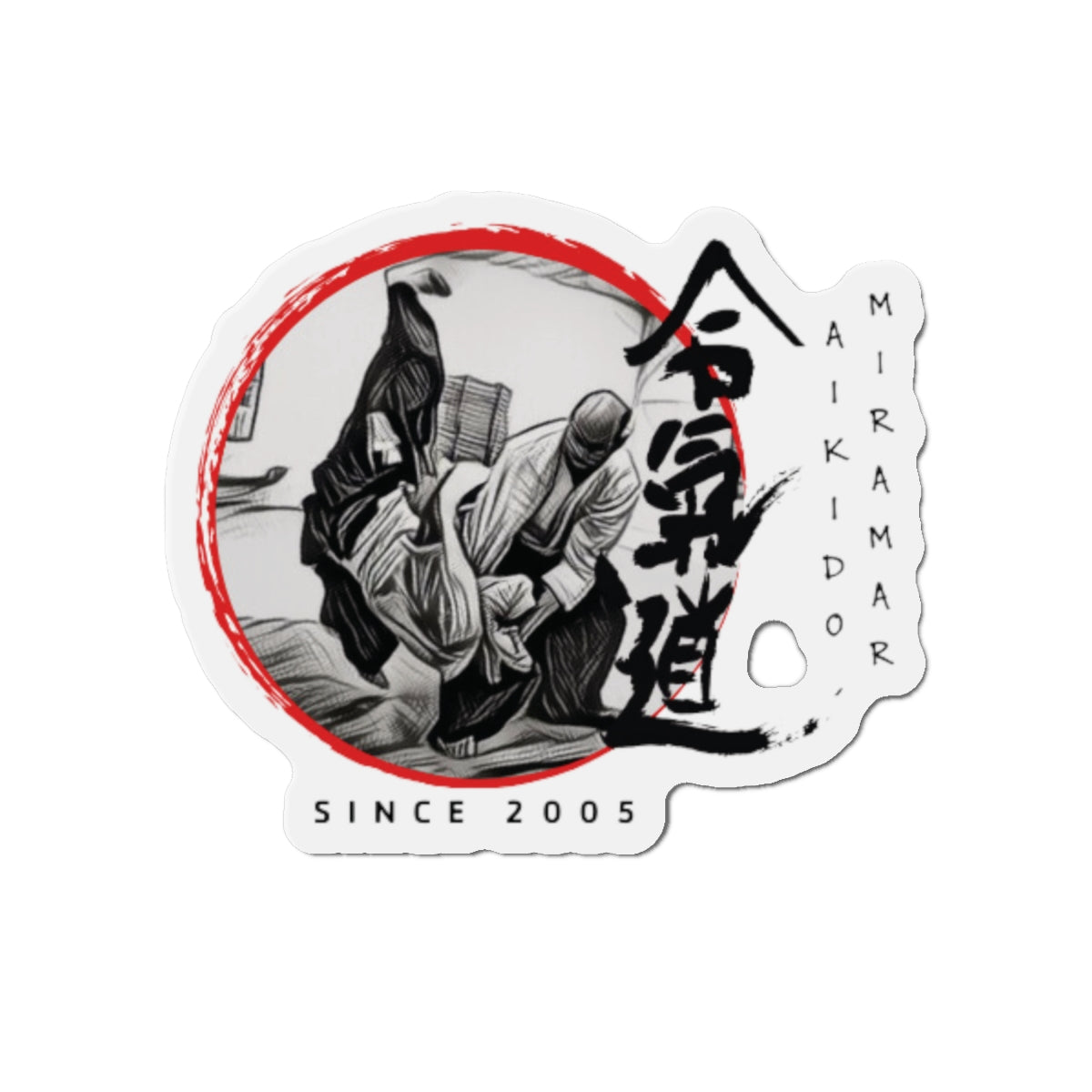 Aikido Miramar Die-Cut Magnets