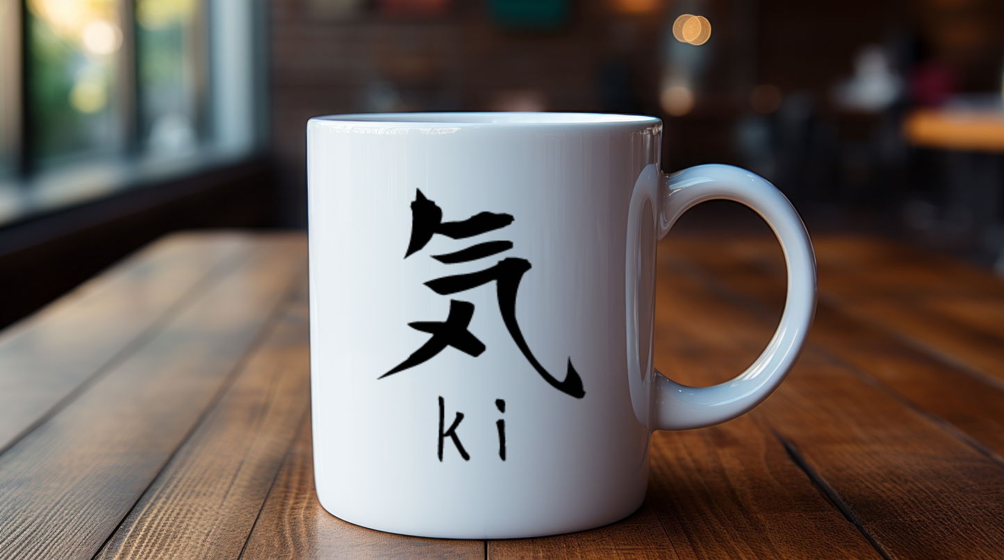 Aikido Kanjis Ceramic Mug, (11oz, 15oz)