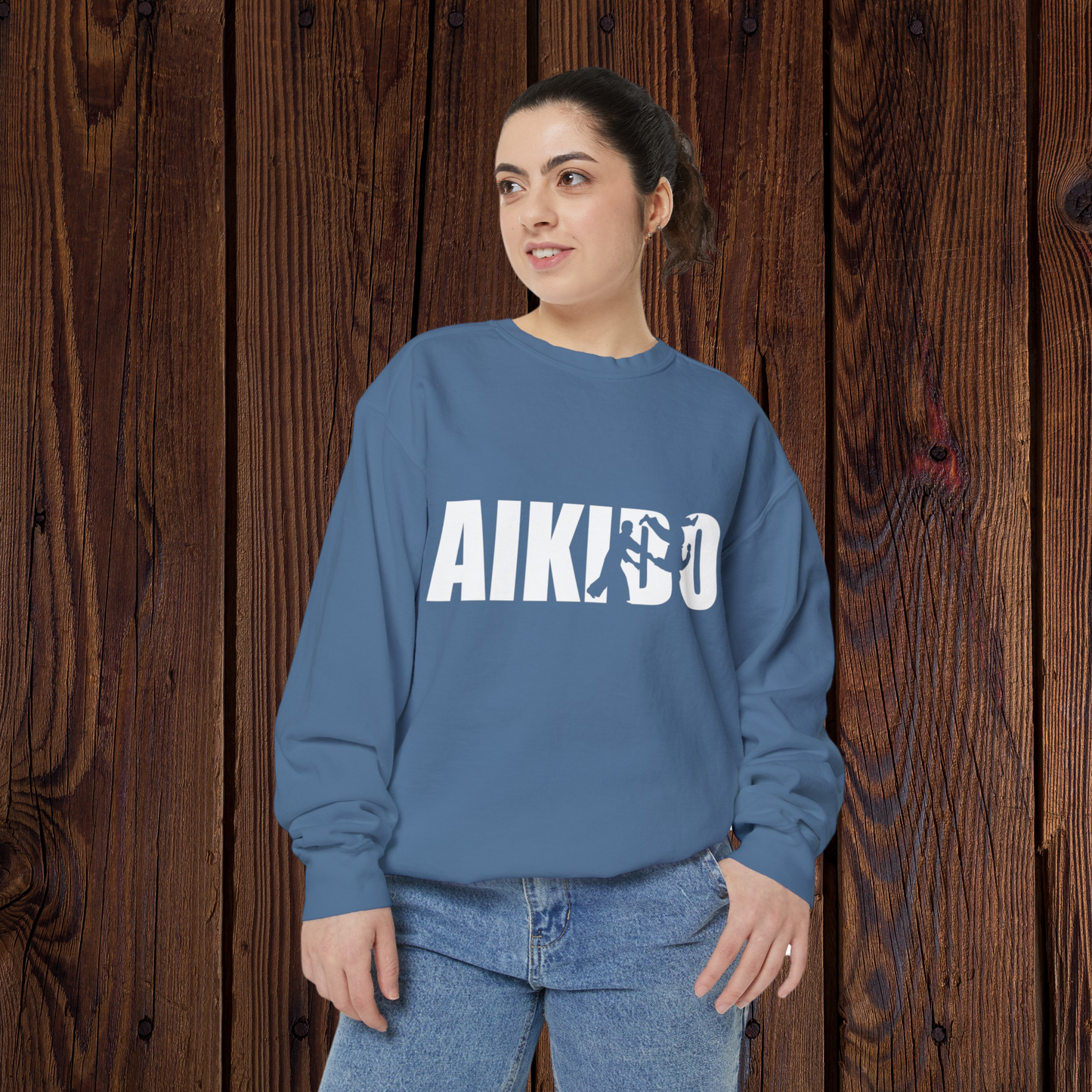 Aikido Throw Insert Unisex Garment-Dyed Sweatshirt