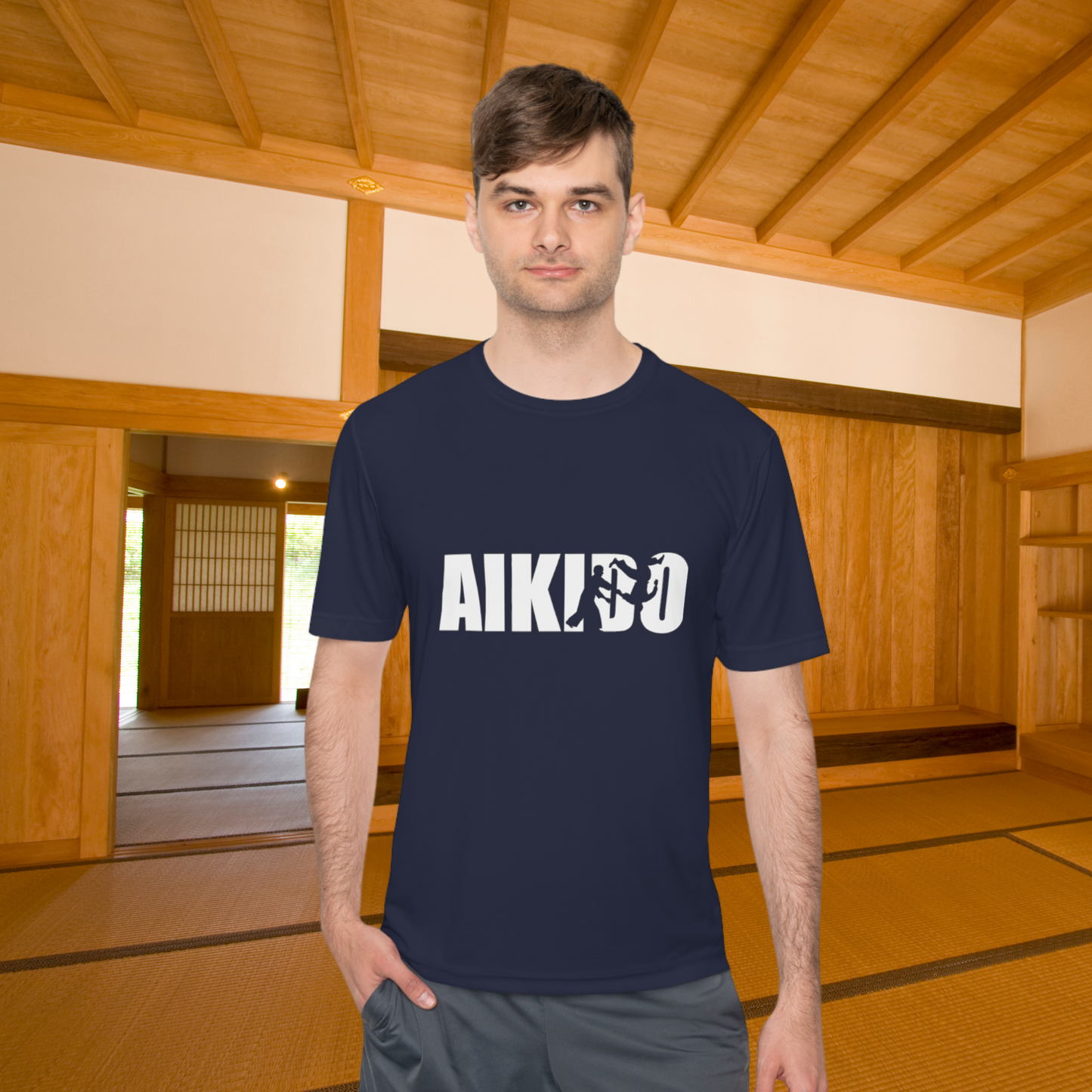 Aikido Throw Insert Unisex Moisture Wicking Tee